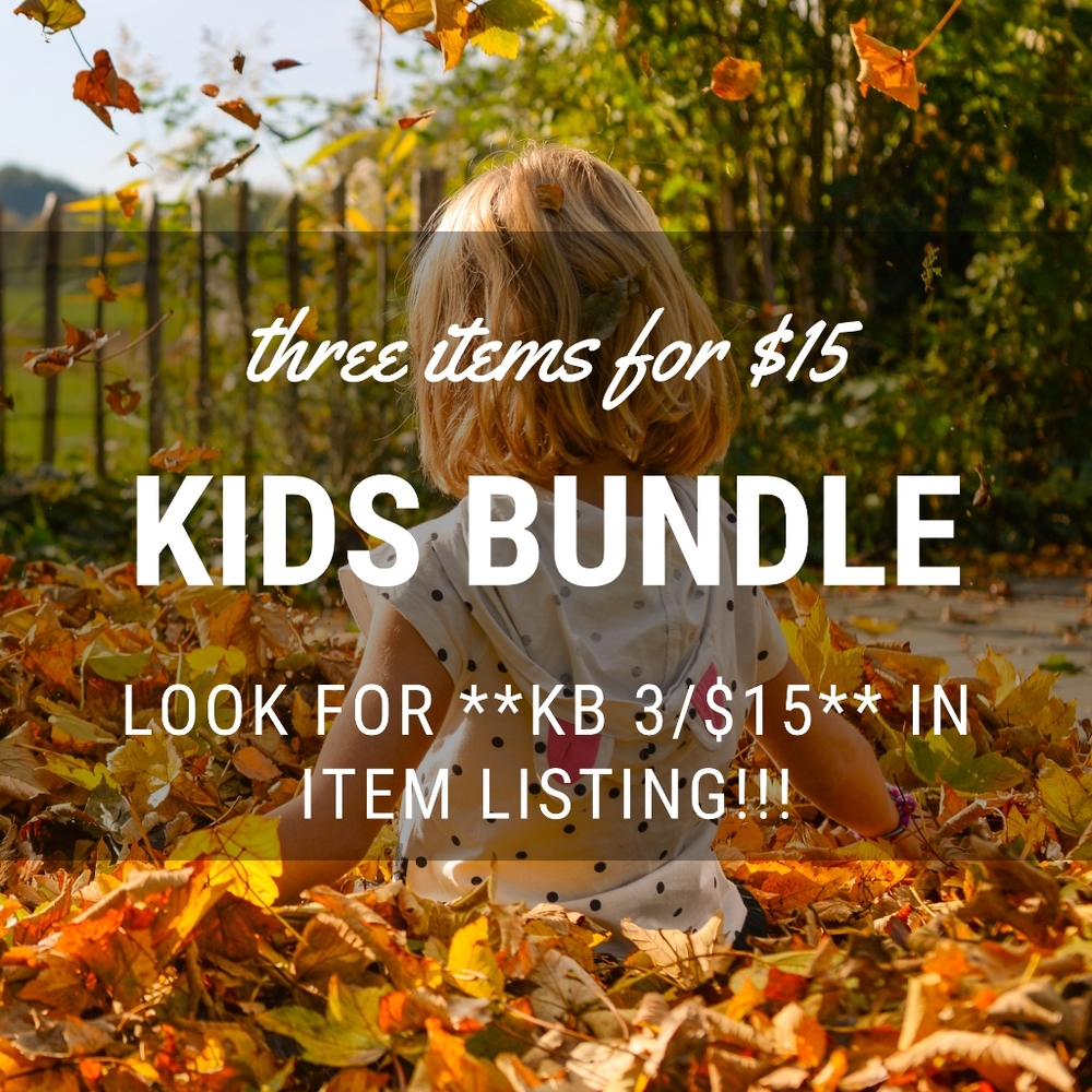 Bundle 3 Kids Items for $15